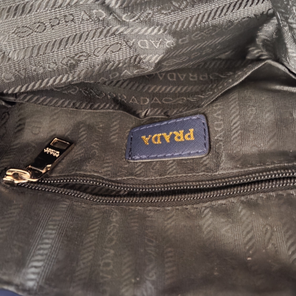 Prada Navy Nylon Blue Men And Women Backpack - Copy - Picture 11 of 16